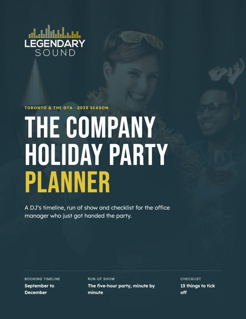 The Company Holiday Party Planner by Legendary Sound